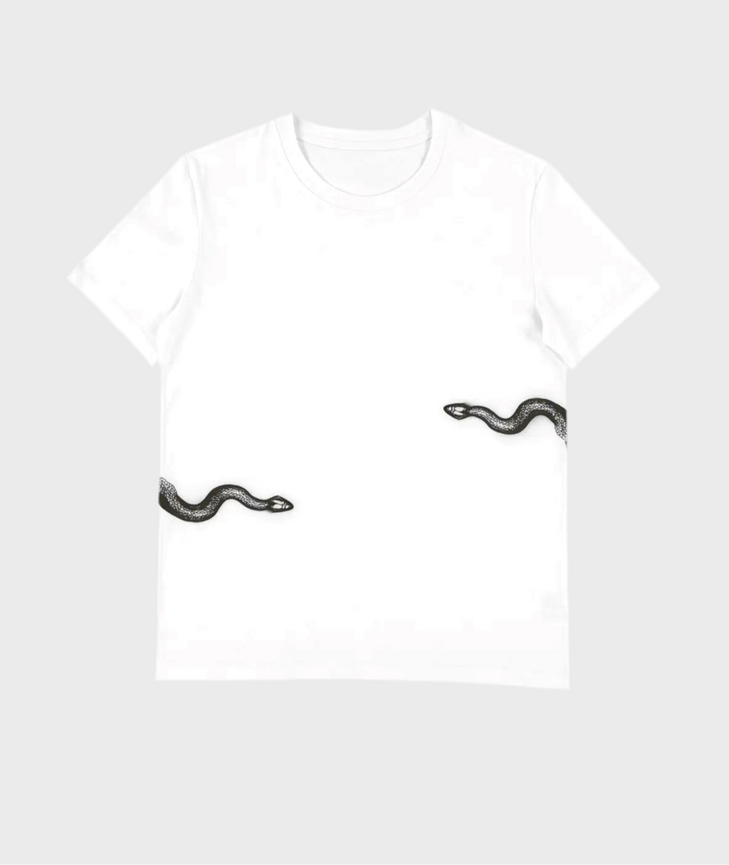 T-shirt serpent