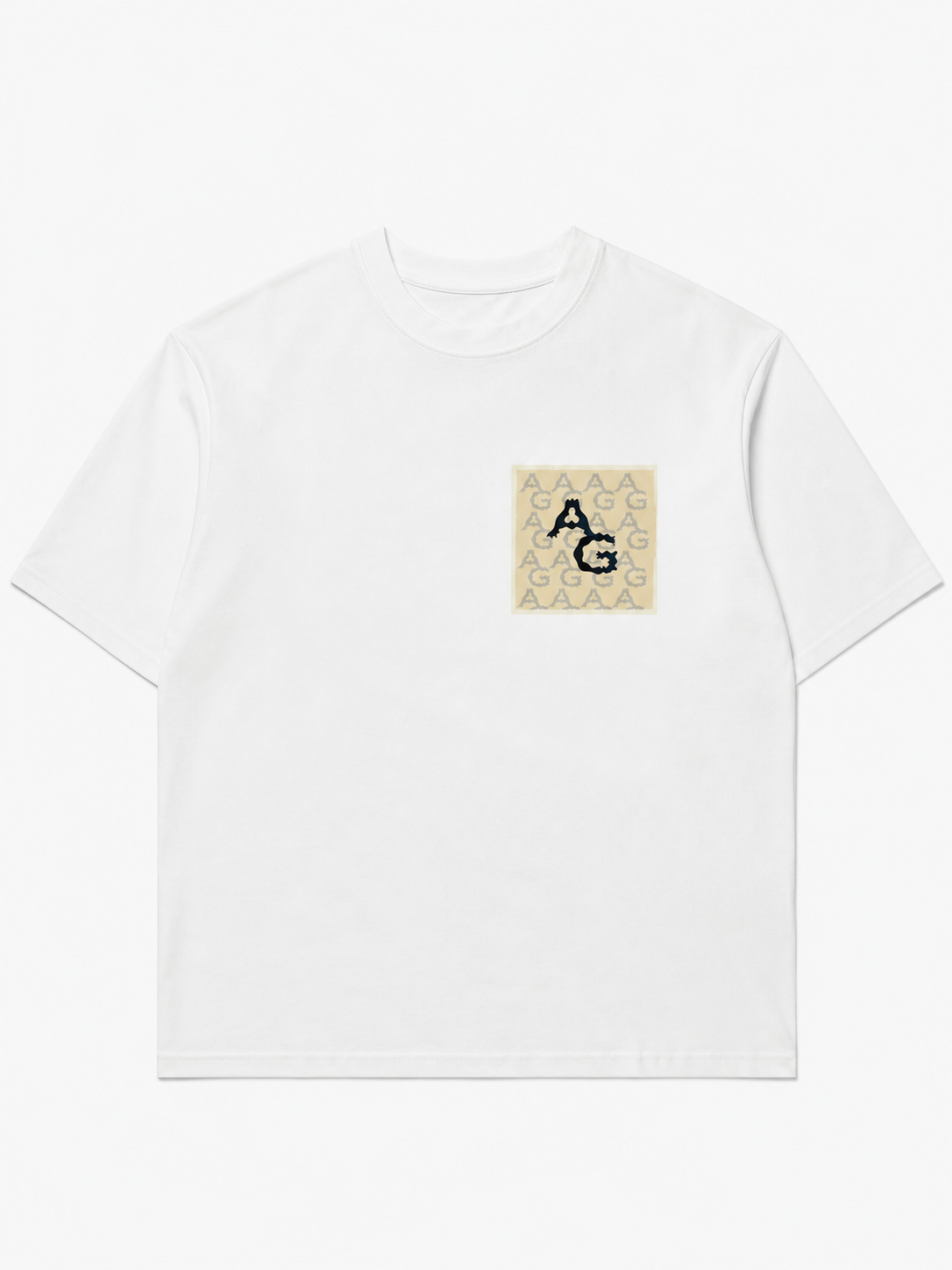 AG monogramme Tee